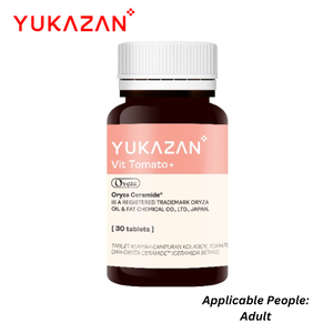 Yukazan Vit Tomato+ 30 tabletas de Malaysia Alta Calidad Aclarante Hidratación Profunda Cuidado de la Piel - Product Image 2