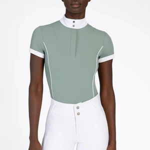 Camisa de Equitación de Lujo para Mujer, Tejido Elástico Suave, Cómoda para Usar por Tiempo Prolongado, Diseño Elegante para Competición, Servicio OEM - Product Image 1