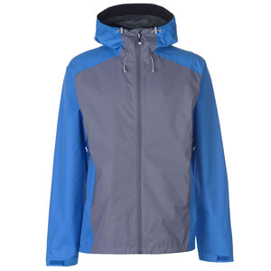 Veste de pluie entièrement scellée aux coutures pour homme, bleu-gris, à capuche, imperméable, coupe-vent, décontractée, pour l'extérieur, avec fermeture éclair, coupe régulière - Product Image 5