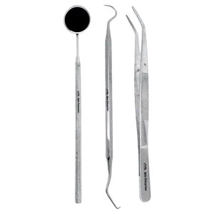 Instrumentos Quirúrgicos Dentales de Acero Inoxidable, Instrumentos Manuales para Limpieza Dental, Instrumentos Médicos de Alta Calidad, Kit Dental Básico - Product Image 1