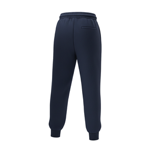 Custom Logo Men’s Anti-Wrinkle Performance <b>Joggers</b> | Breathable Textured Fabric <b>Slim</b> Fit Sweatpants - Product Image 2