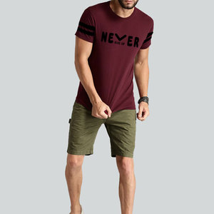 Camiseta Deportiva Personalizada de Poliéster Transpirable con Sublimación, Camiseta Básica para Correr, Bordada, Lisa, para Hombre - Product Image 4