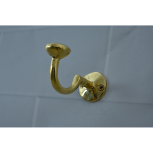 Simple Design Towel Clothes Hanger Bathroom <b>Hook</b> Brass Wall <b>Hooks</b> Multifunctional Style Durable Handmade Modern <b>Hook</b> & <b>Rails</b> - Product Image 5