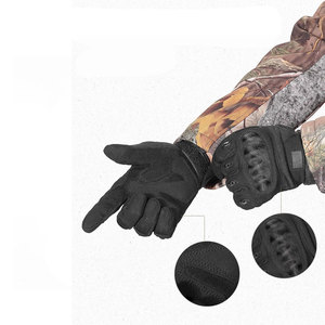 Guantes Tácticos para Hombre con Compatibilidad con Pantalla Táctil, Protección de Nudillos con Carcasa Dura, Acolchado Reforzado en la Palma, Transpirables y Antideslizantes - Product Image 5