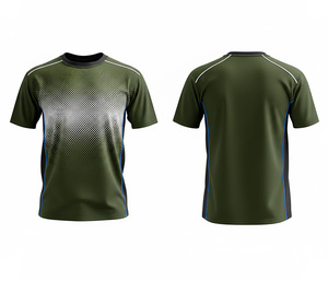 Premium <b>Polyester</b> Sublimation <b>T</b>-<b>Shirt</b> | Moisture Wicking Sports Tee Men Women Adult | Lightweight Quick Dry Short Front Option - Product Image 6