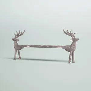 Metal <b>Square</b> Shape Candelabra Christmas Home Decoration Freestanding - Product Image 3