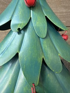 Decorative Green Metal Christmas <b>Tree</b> Ideal for Cafe Restaurant and Winter Theme Ambience Handcrafted From India - Product Image 4