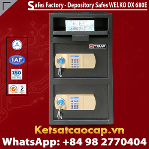 Cajas Fuertes de Depósito para Oficina WELKO DX680 E, Alta Relación Calidad-Precio, Acero Inoxidable de 2 mm, Cerradura Electrónica Antirrobo - Product Image 5