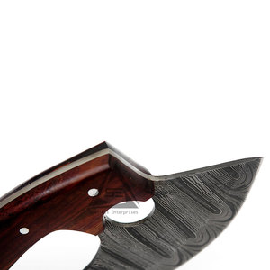 Professional Latest Design Pizza Cutting <b>Axe</b> with Damascus Steel Blade and <b>Wood</b> Handle Light Weight Customizable - Product Image 5