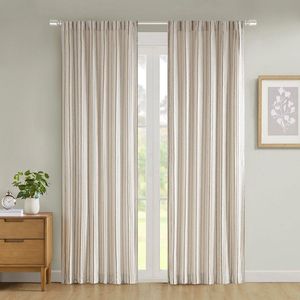 Singolo Jacquard ritagliato asta tascabile/pannello tenda con filtro luce linguetta posteriore solo 1 pannello Pc per la vendita - Product Image 1