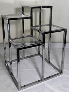 Gold PVD Metal Coffee <b>Table</b> Modern Multi-Tier <b>Side</b> <b>Table</b> Simple Design <b>Black</b> Glass Top Home Office & Living Room Furniture - Product Image 6