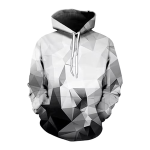 Sweat-shirt à capuche unisexe tendance, imprimé par sublimation, manches longues, streetwear d'hiver, basiques, poche en polaire, confortable, 100% coton - Product Image 1