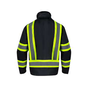 Premium <b>Men</b> Safety <b>Jacket</b> High Visibility <b>Reflective</b> Work Coat for Industrial Construction and Traffic Safety - Product Image 3