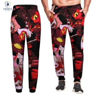 Pantalones Deportivos Estampados para Hombre Index Apparel, Cintura Elástica, Diseño con Personajes, Joggers Casuales, Impresión por Sublimación, Tela de Poliéster - Product Image 1