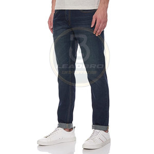 Pantalones de mezclilla cómodos para hombre para uso diario y atuendos informales, tela suave para comodidad y estilo durante todo el día. - Product Image 3