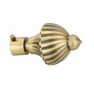 Decorative Rose Gold Metal Curtain Rod/<b>Pole</b> Finials Ends for 28mm Curtain <b>Poles</b> Fashionable Design Curtain Decorative - Product Image 5