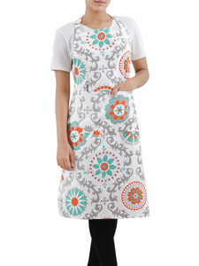 100% Cotton Sleeveless Pocket <b>Apron</b> Woven Customisable Eco-Friendly Durable Reusable Soft Breathable Lightweight Daily Sanitary - Product Image 3
