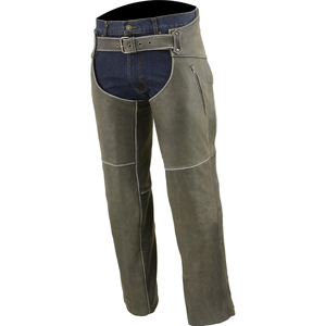Chaps d'équitation complets en cuir de vache véritable, disponibles dans toutes les couleurs et tailles – Produits équestres - Product Image 3
