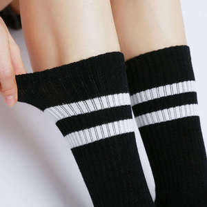 Anti-Slip <b>Socks</b> for Summer Football Running Crew Knitted Men's Letter Standard Compression <b>Breathable</b> <b>Socks</b> Body Logo Custom - Product Image 3