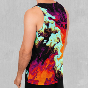 Best Colors And Design Men Sublimation Tank Top Wholesale Custom Training Fitness Quick Dry Sportswear <b>Running</b> <b>Singlet</b> Printing - Product Image 5