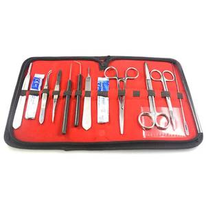 Kit de dissection de qualité supérieure, ensemble d'outils de précision en acier inoxydable pour la pratique en laboratoire d'anatomie, les cours de biologie, l'éducation vétérinaire - Product Image 1