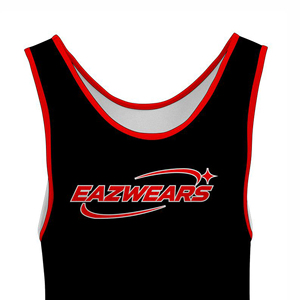 Maillots de lutte personnalisés pour hommes, sublimation, respirants, uniformes d'équipe athlétique, compétition, entraînement, performance, fournisseur en gros - Product Image 4
