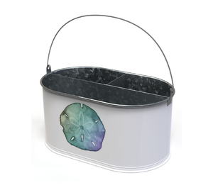 Customized Iron Caddy Countertop <b>Storage</b> Basket with Portable Design and Divided Compartments - Product Image 2