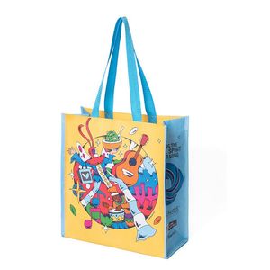 Sac de transport en polypropylène tissé pour la vente en gros et au détail, sac cadeau personnalisé, sac d'emballage, usine OEM au Vietnam - Product Image 1