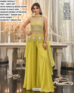 Salwar Kameez Bandhani violet avec broderie, longueur au sol, coupe classique, tenue traditionnelle pour femme, séchage rapide, mariage 090910 - Product Image 4