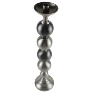 Porte-bougie en spirale avec finition polie en aluminium coulé brut, idéal pour la décoration de la maison et la table, chandelier en métal - Product Image 4
