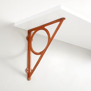 Minimalist Hidden Metal Shelf Bracket for <b>Floating</b> Wooden <b>Shelves</b> with Strong Support and Elegant Modern Appearance - Product Image 5