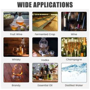 Attrezzatura per Distillazione da 5/10 Galloni (40 L) con 2 Pentole in Acciaio Inossidabile per Distillazione Acqua e Succhi - Product Image 2