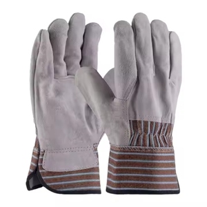 Best Performance Cowhide Split Leather Working Gloves Industrial Safety Soft Comfortable Construction Hand and <b>Arm</b> Protection - Product Image 2