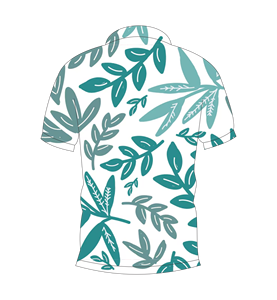เสื้อโปโลพิมพ์ลายใบไม้เขตร้อนสำหรับผู้ชาย เสื้อแขนสั้นลำลองสำหรับฤดูร้อน เสื้อคอปกติดกระดุม ระบายอากาศได้ดี น้ำหนักเบา - Product Image 5