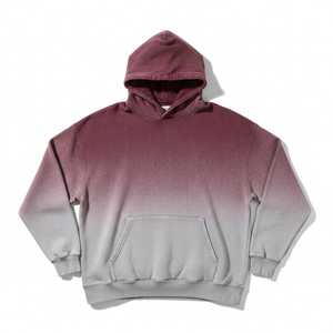Custom Sun Faded Hoodie Heavyweight 100% Cotton Oversized Vintage Acid Wash Distressed Fleece Pullover Streetwear Men - Product Image 1