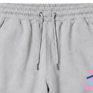 Light Gray JJ Logo Embroidered <b>Jogger</b> Sweatpants with Elastic Waist Drawstring and Side Pockets for Comfortable Casual Wear - Product Image 4