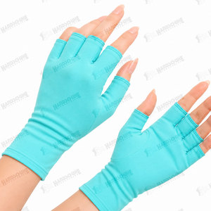Gants anti-UV à demi-doigts les plus vendus, respirants et réutilisables pour lampe à ongles, séchage rapide, gants de manucure - Product Image 2