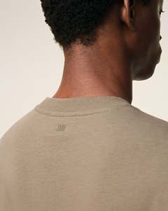 Regular Fit Men's T-Shirt 100% Cotton Knitted O-Neck Solid Color Casual Breathable Quick Dry Short Sleeve Front <b>Logo</b> - Product Image 3