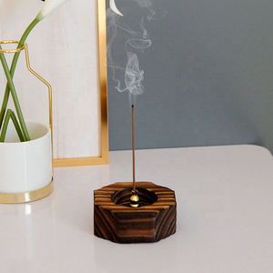 Vintage Eight-<b>sided</b> Wood Incense <b>Burner</b> Incense Holder Hot Sale Incense <b>Burner</b> - Product Image 3