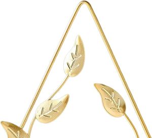 Decorative Metal <b>Leaf</b> Sculpture for Home <b>Decor</b> Elegant Tabletop Showpiece - Product Image 2