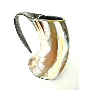 Handmade Natural <b>Viking</b> <b>Horn</b> Mug Carved Nautical Style Hot Selling for Serving & Drinking in Home Hotel Restaurant - Product Image 3