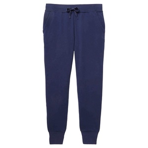 Pantalones Deportivos de Algodón Personalizados al por Mayor para Hombre y Mujer, Cintura Elástica, Forro Polar Azul, Bolsillos Laterales, Transpirables, Resistentes al Viento, Tallas Grandes - Product Image 1