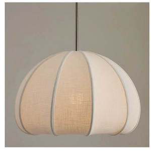 Lámpara Colgante de Tela Calm & Crafted, Iluminación Boho de Lujo con Texturas Naturales de Hierba Marina, Ratán y Yute para Espacios Sofisticados - Product Image 3