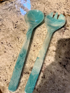 Resin <b>Salad</b> Server Set for Kitchen <b>Salad</b> <b>Tools</b> Custom Colors Standard Size Customizable Logo Microwave Oven Safe Dishwasher Safe - Product Image 6
