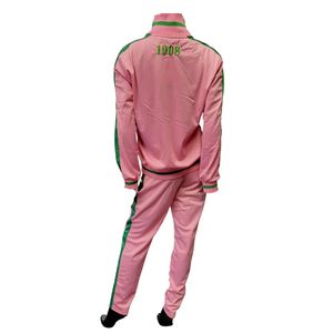 Pink AKA Vintage <b>Track</b> Suit Women Two Piece Tracksuit Set <b>Jacket</b> Jogger Pants Casual Sportswear Fashion Apparel Wholesale - Product Image 2