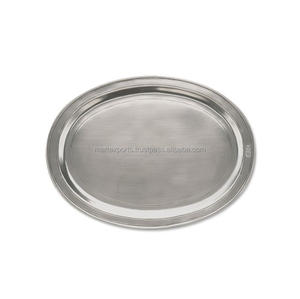 Plateau de service élégant en aluminium, robuste et léger, finition polie, de qualité supérieure, pour la maison, la cuisine, le buffet, les fêtes - Product Image 3