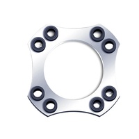 Accouplement à diaphragme pour installation axe grand et petit, accouplement à lamelles en acier