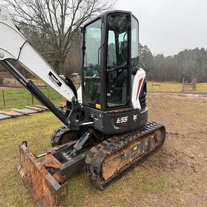 Excavadora Bobcat E55 de Alta Calidad, Compacta, con Motor Potente, Sistema Hidráulico y Rendimiento Duradero para la Construcción - Product Image 6