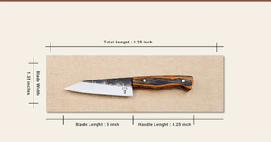 Kitchen <b>Knife</b> <b>Set</b> Stainless Steel Professional Chef <b>Knife</b> <b>Set</b> with <b>Sharp</b> Blade and Wooden Handle - Product Image 4