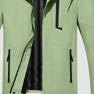 Chaqueta Cortavientos Impermeable Ligera Unisex de Primera Calidad con Cremallera y Capucha Desmontable para Senderismo, Pesca, Viajes y Protección Contra el Viento y la Lluvia - Product Image 6